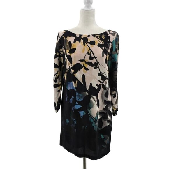 Anthropologie Maeve Womens Small Dress Shaded Garden Shift Multicolor Cocktail - Picture 1 of 9